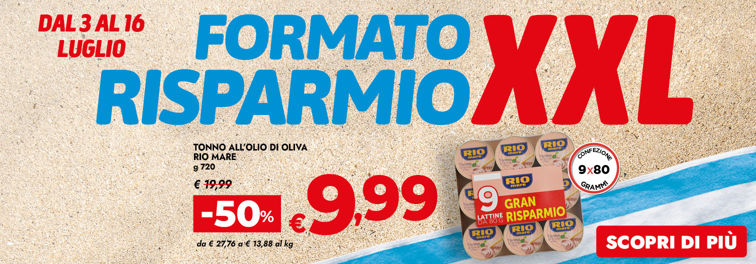FORMATO RISPARMIO XXL