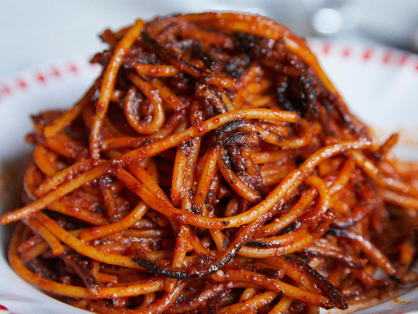 Spaghetti grossi n.5 all’assassina Rummo