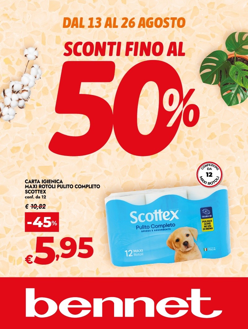 FINO AL 50%