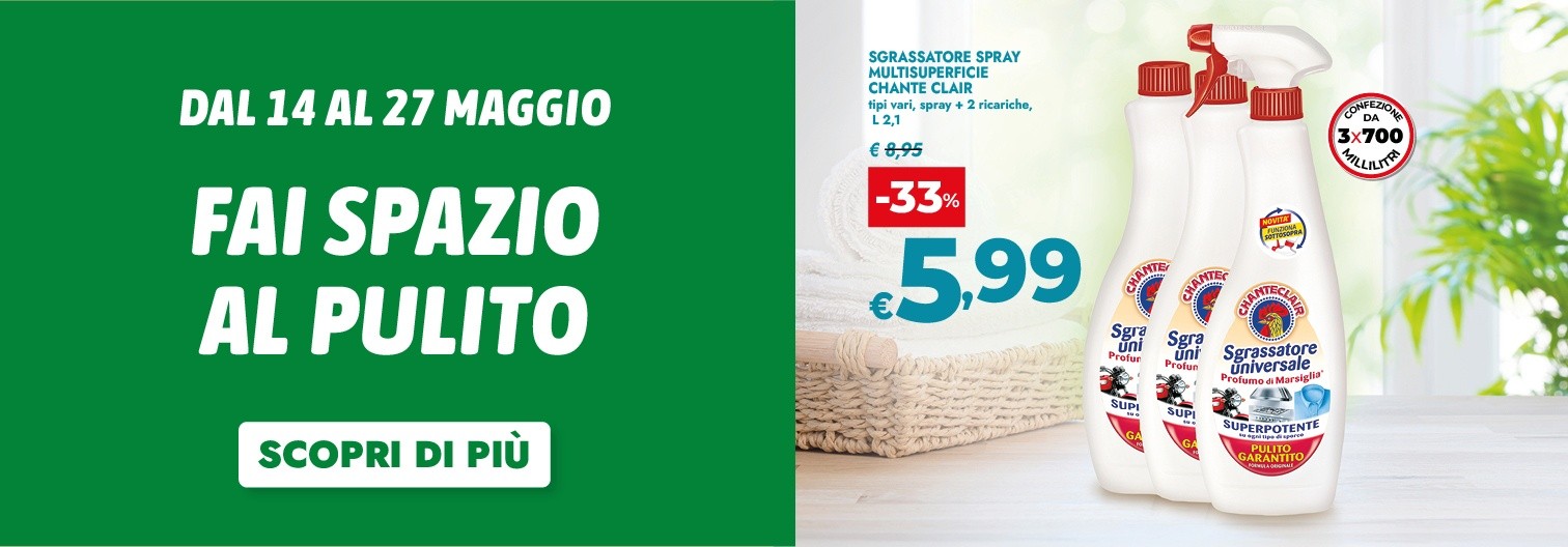 FAI SPAZIO AL PULITO
