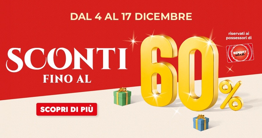SCONTI FINO AL 60%