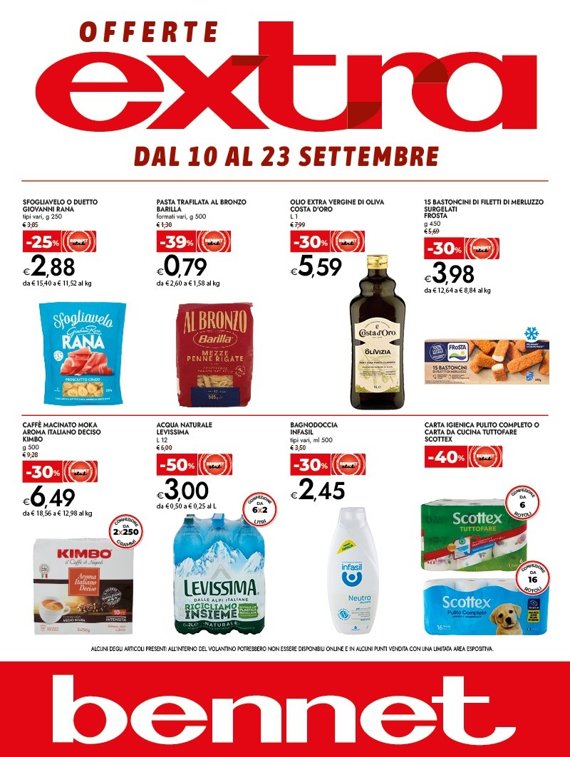 OFFERTE EXTRA