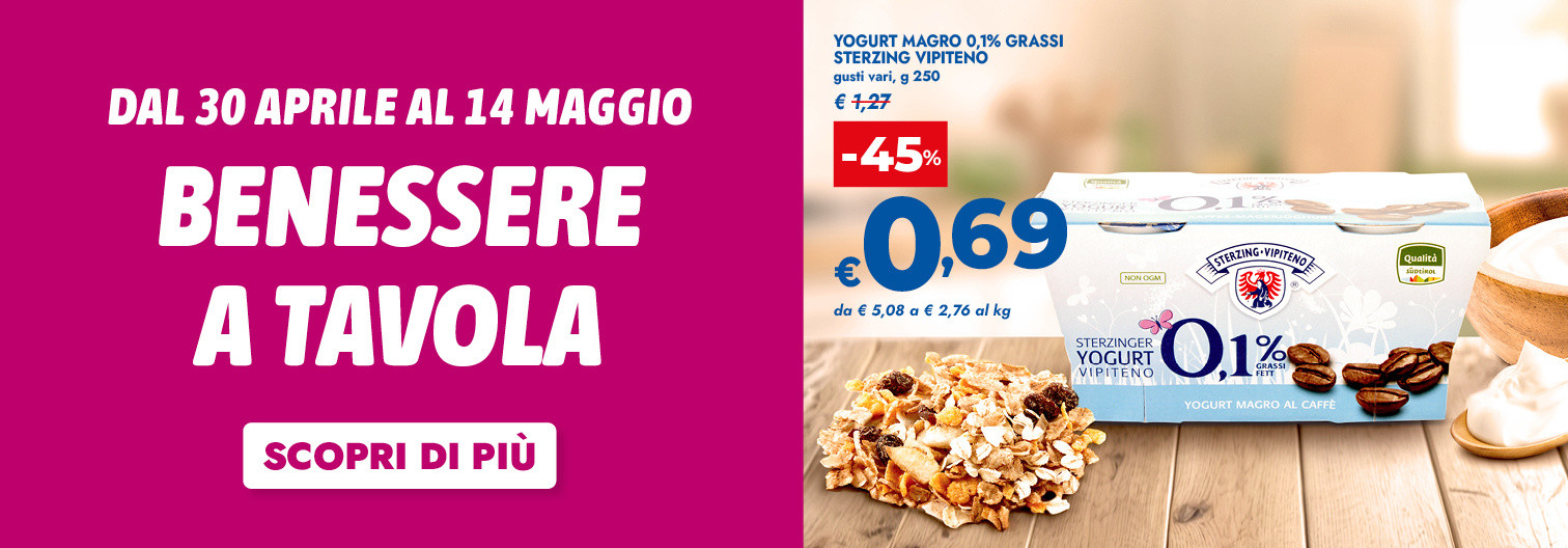 BENESSERE A TAVOLA