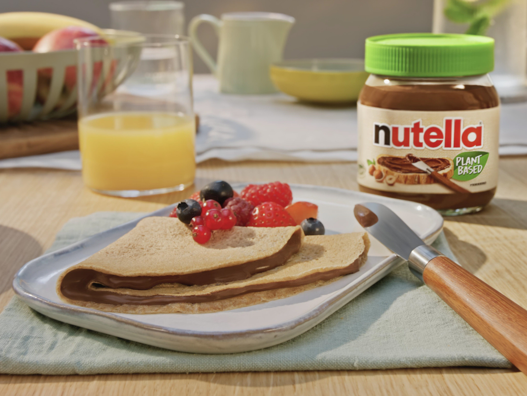 Crêpes vegane con Nutella® Plant-Based