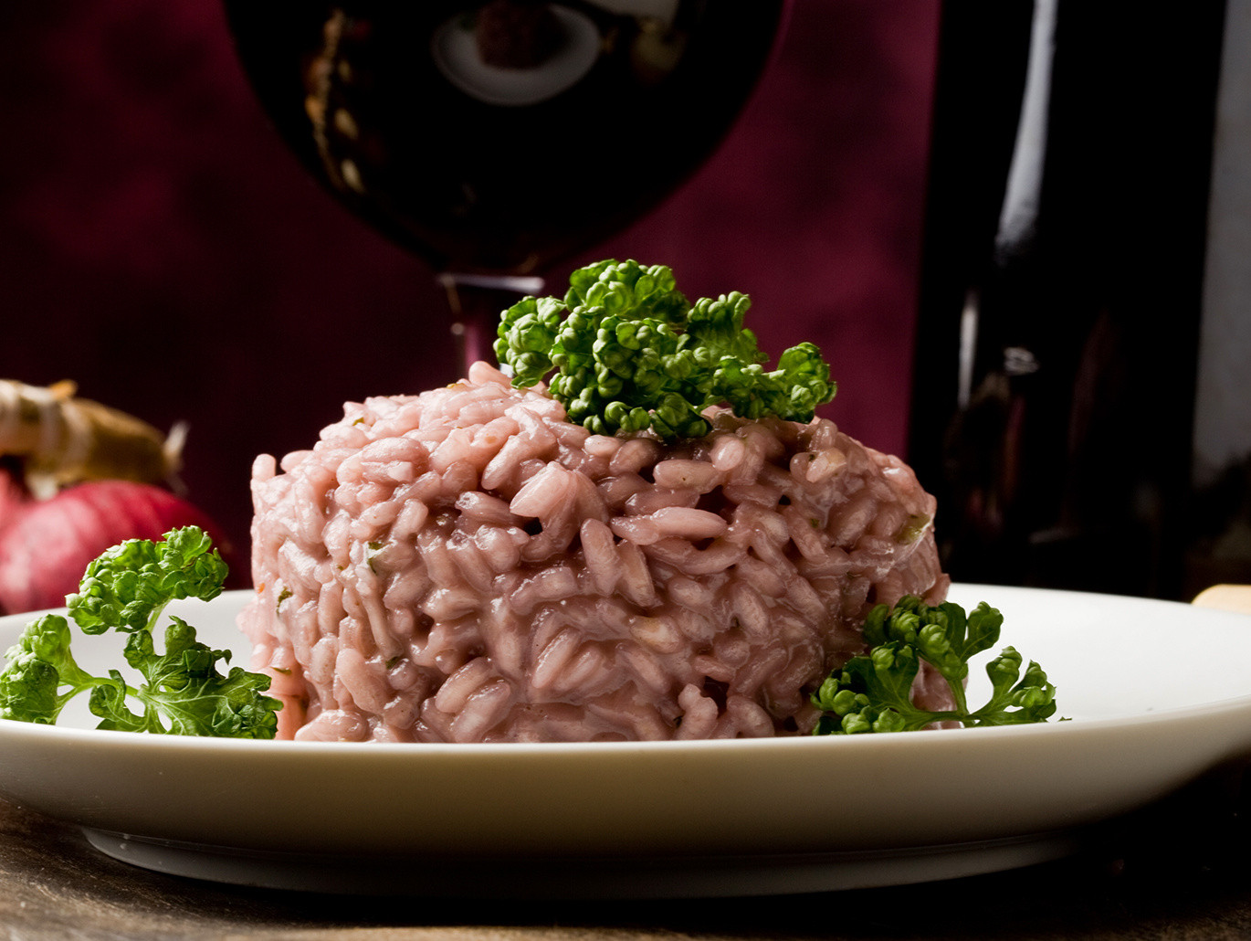 La ricetta del risotto al vino rosso