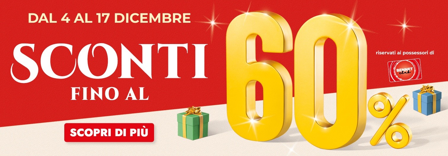 SCONTI FINO AL 60%