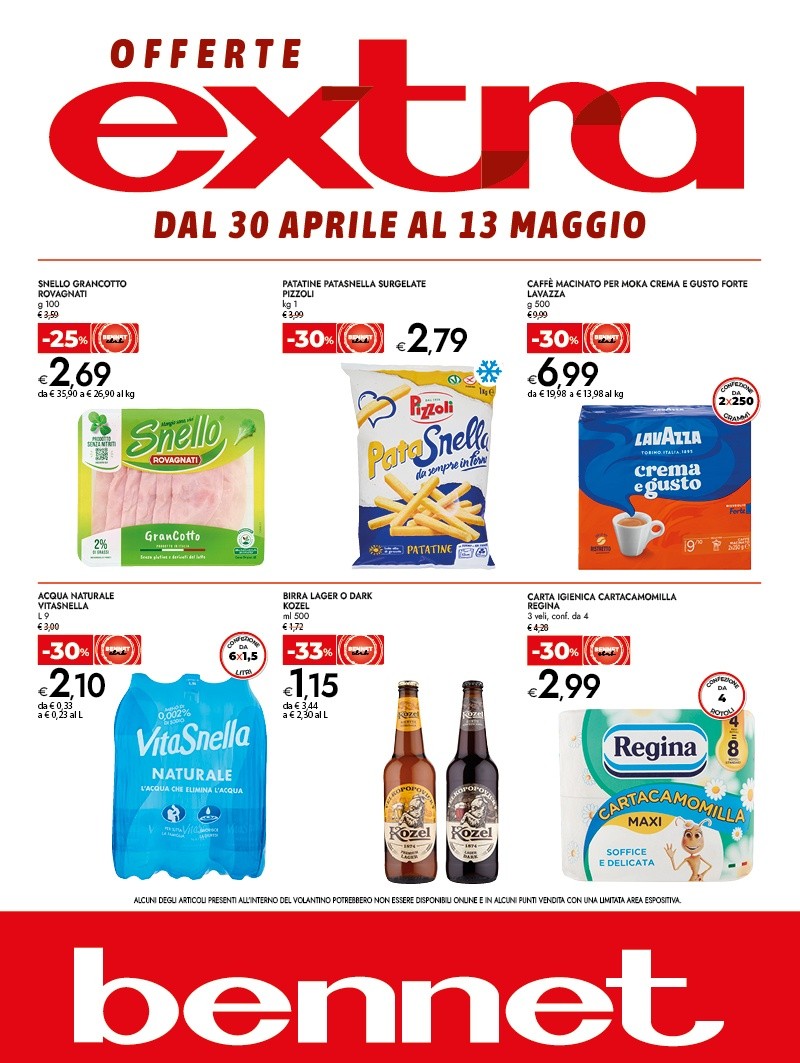 OFFERTE EXTRA