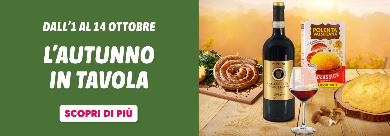 L'AUTUNNO IN TAVOLA