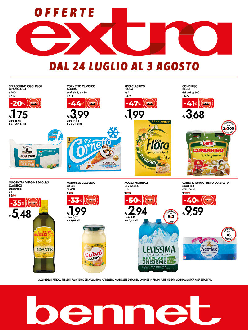 OFFERTE EXTRA