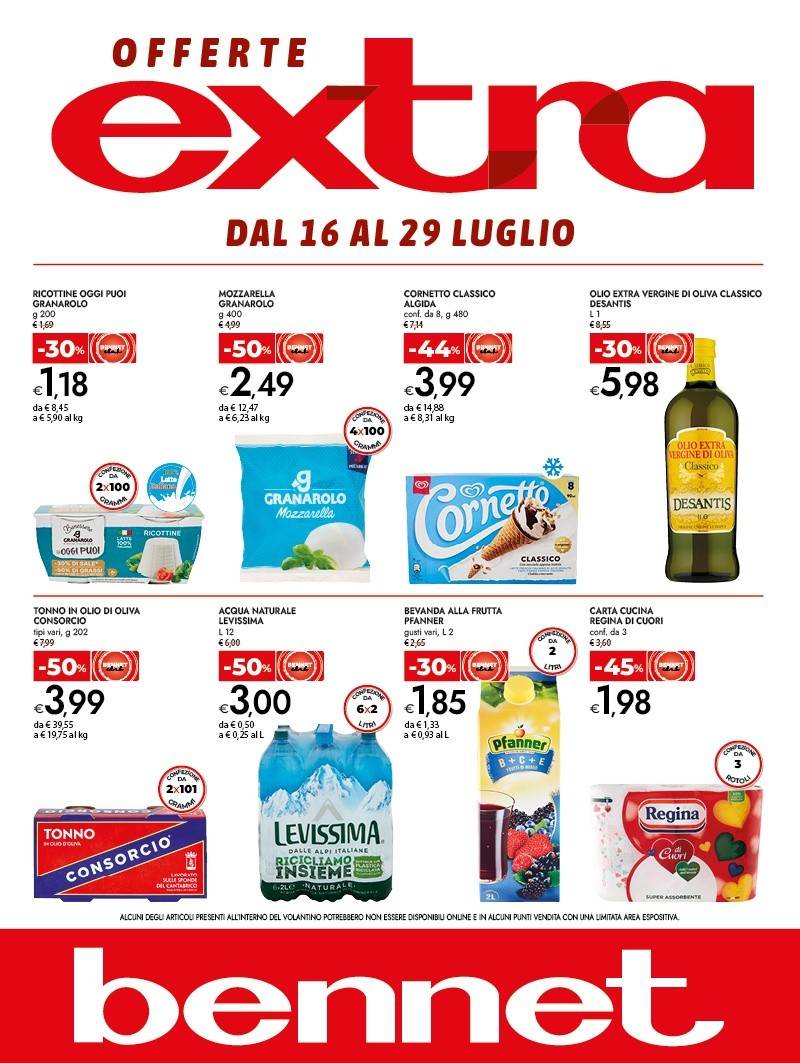 OFFERTE EXTRA