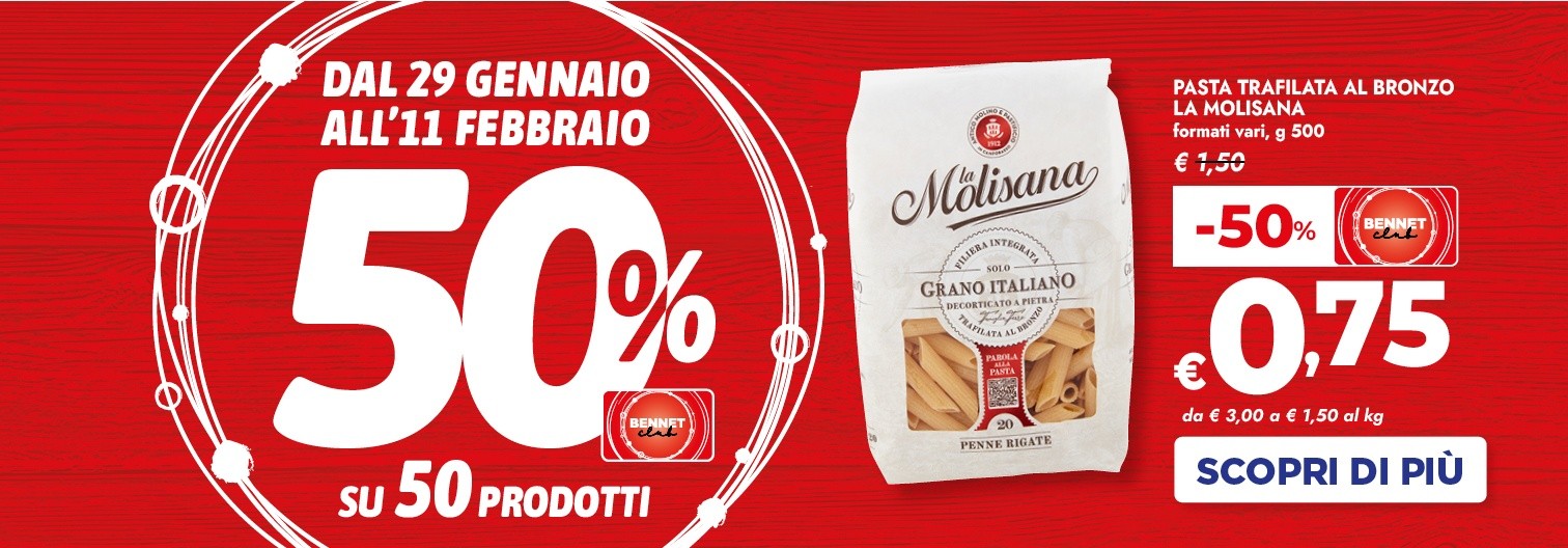 50%BC SU 50 PRODOTTI