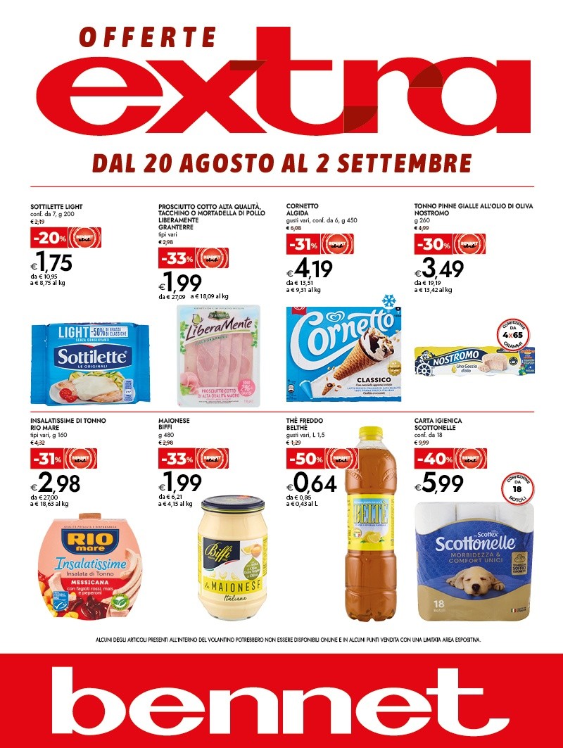 OFFERTE EXTRA