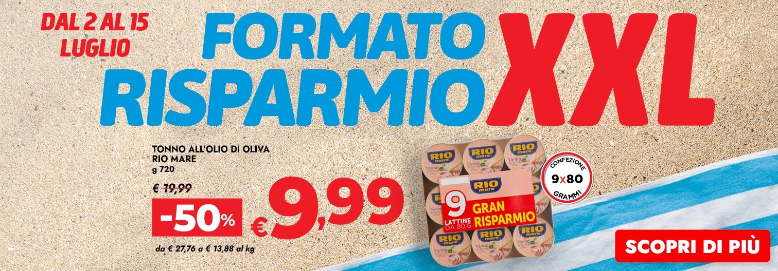 FORMATO RISPARMIO XXL