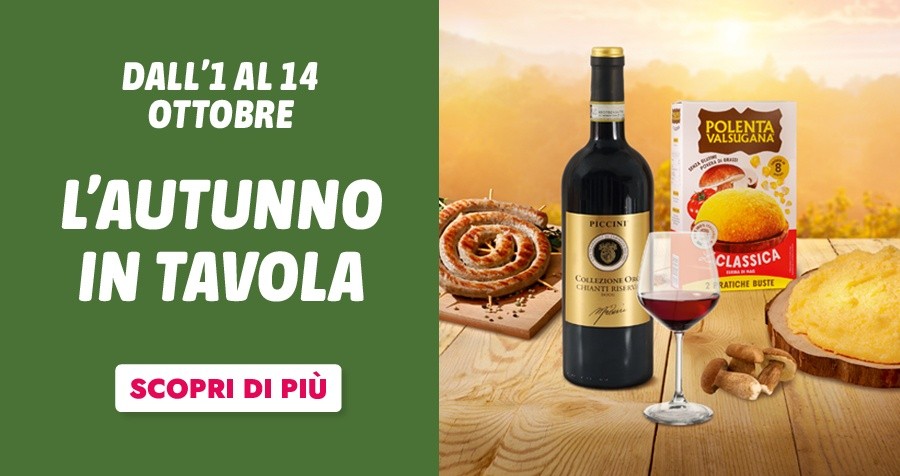 L'AUTUNNO IN TAVOLA