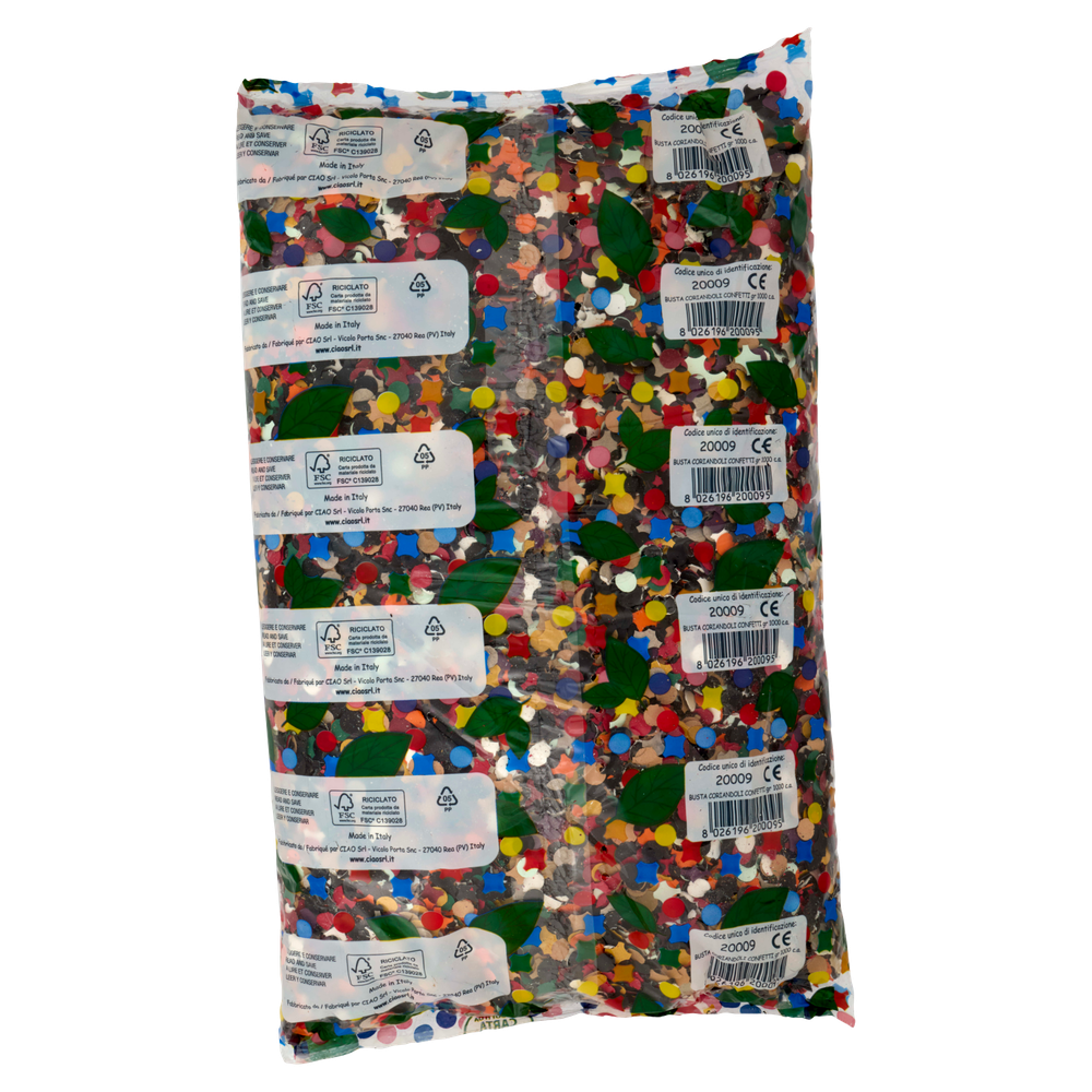 Busta Coriandoli 1kg - Foto 3