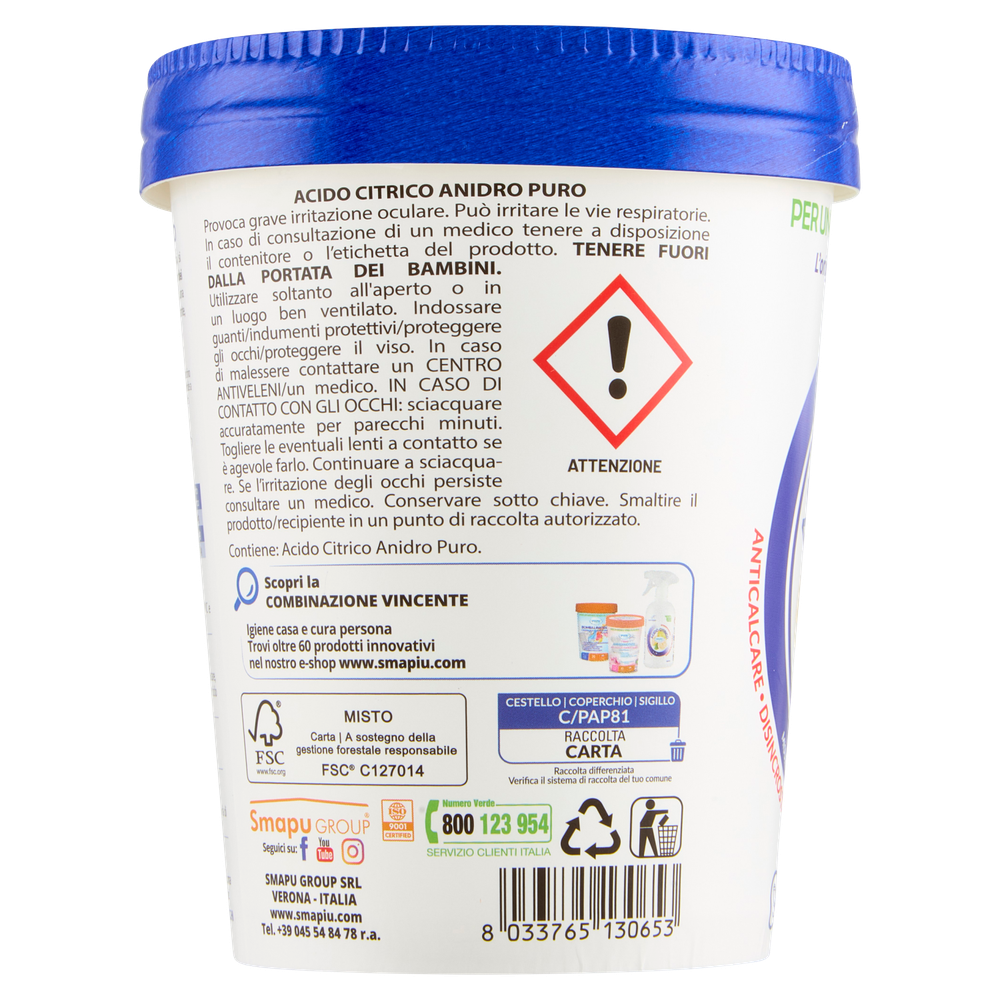 Acido Citrico Anidro Puro 500 Gr Smapiu' - Foto 2