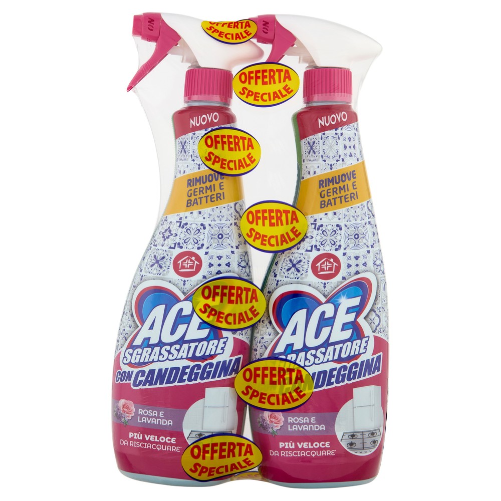 Sgrassatore Con Candeggina Spray Ace - Foto 1