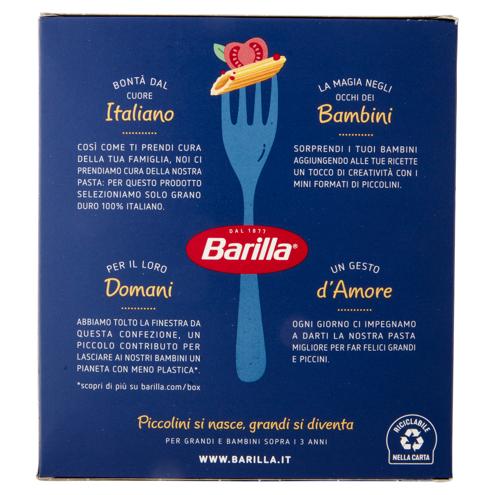 Pasta Mini Penne Barilla Piccolini