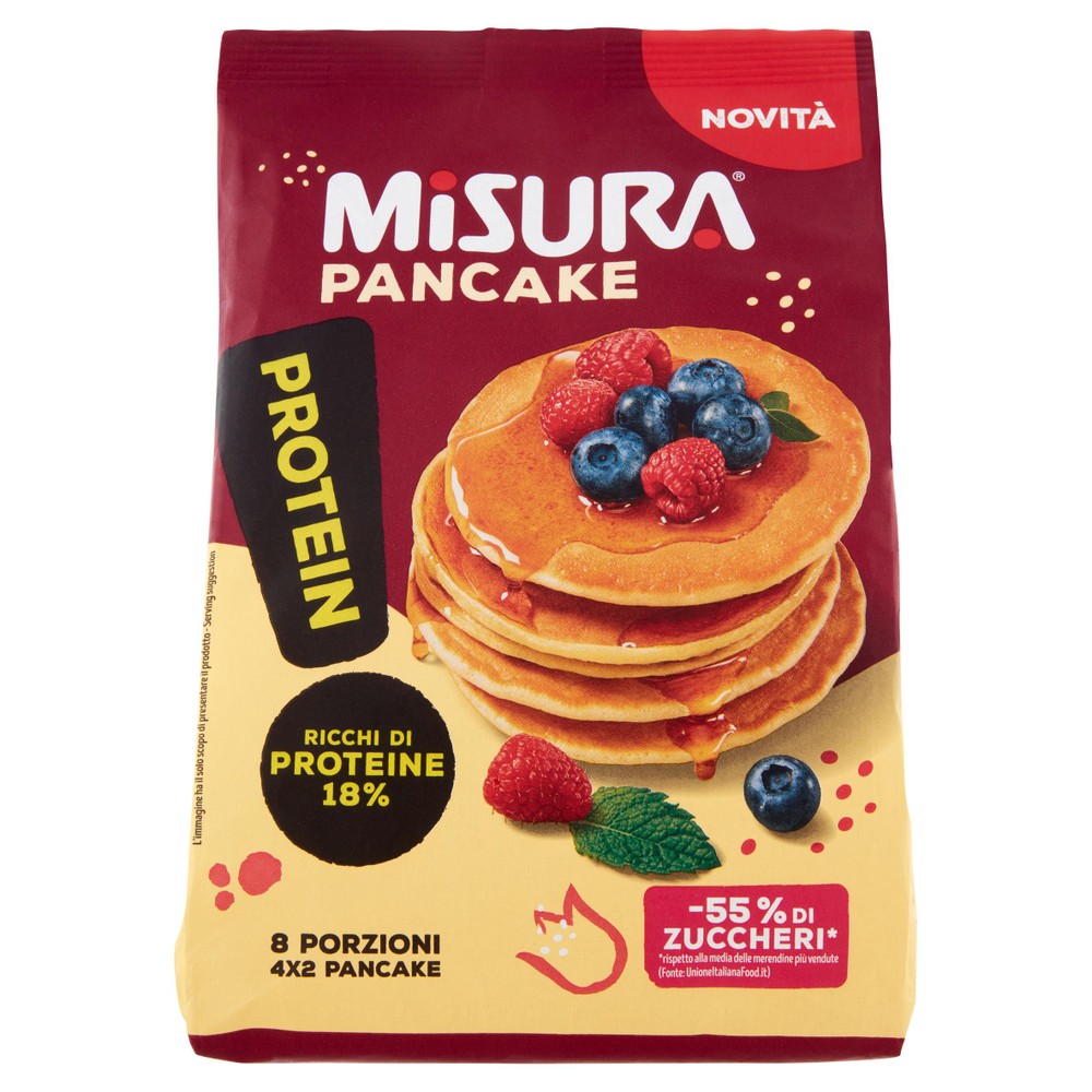 Pancake Proteici Con -55% Di Zuccheri Misura - Foto 1