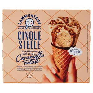 6 Coni Al Caramello Salato 5 Stelle Sammontana - Foto 1