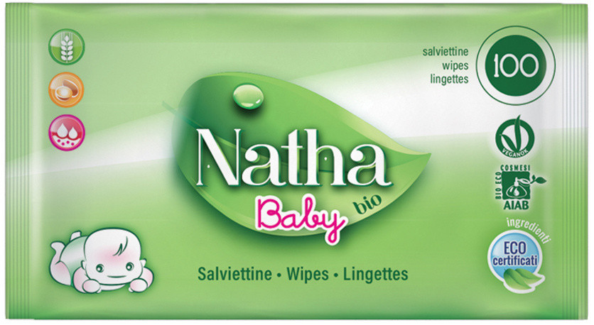 Salviettine Natha Baby Bio  Conf. Da 100