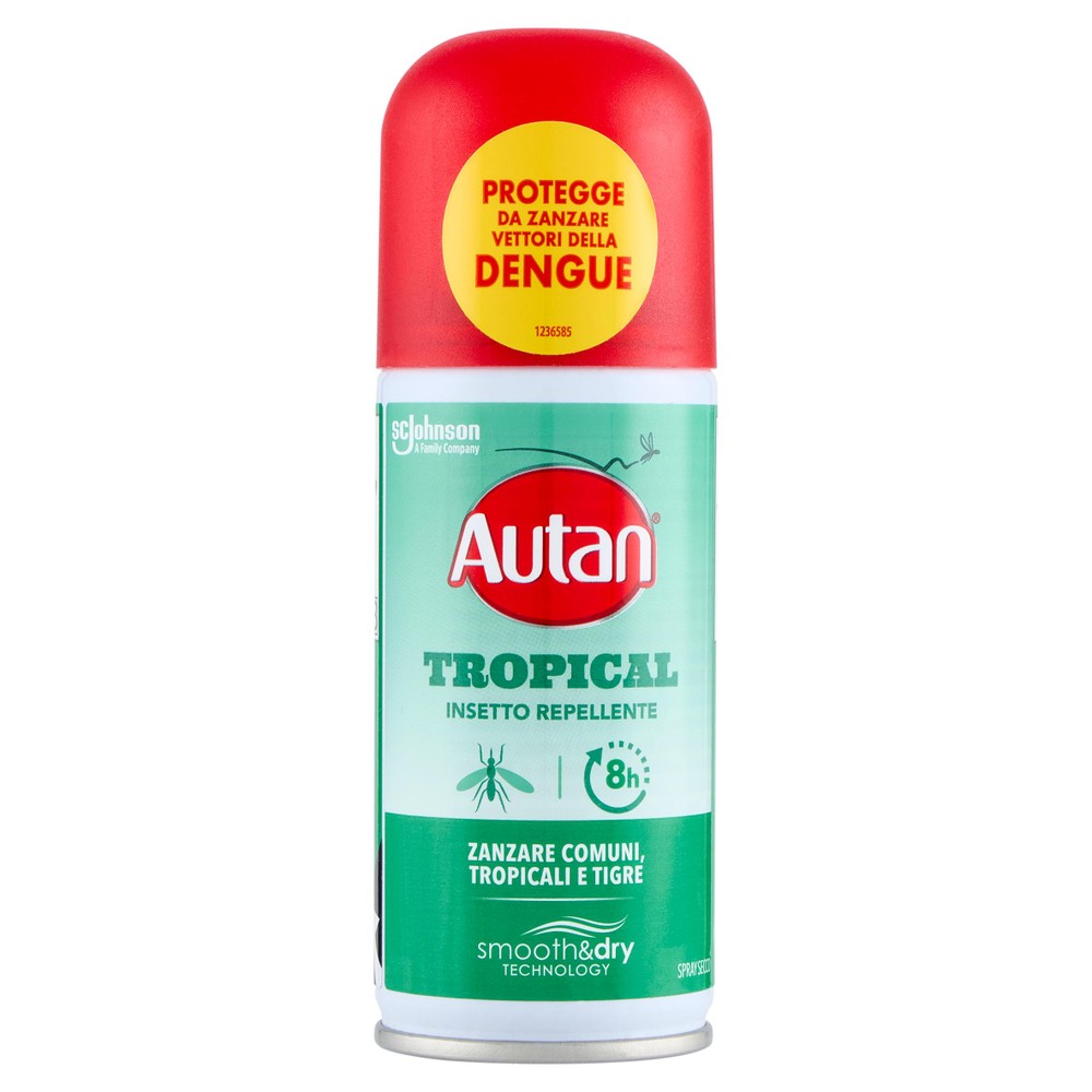 Tropical Spray Secco Insetto Repellente E Antizanzare Autan - Foto 1