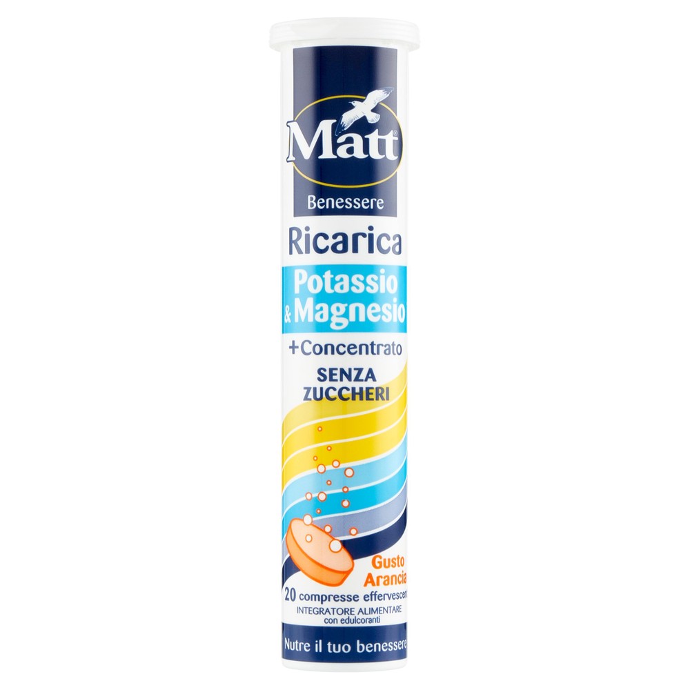 Potassio E Magnesio Matt 20 Compresse Effervescenti - Foto 1