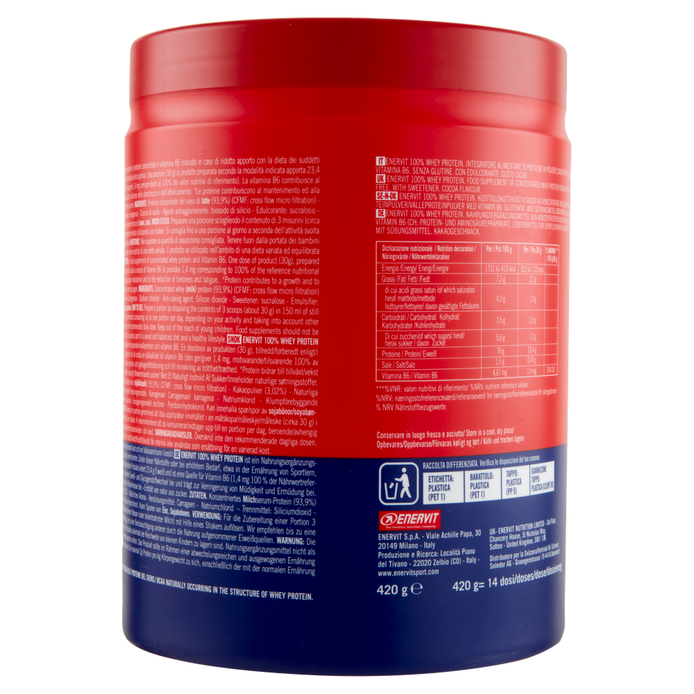 Whey Protein Cacao Sport Enervit - Foto 3