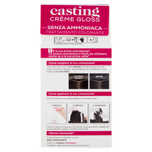 Colorazione Per Capelli 300 Castano Scuro Casting - Foto 3