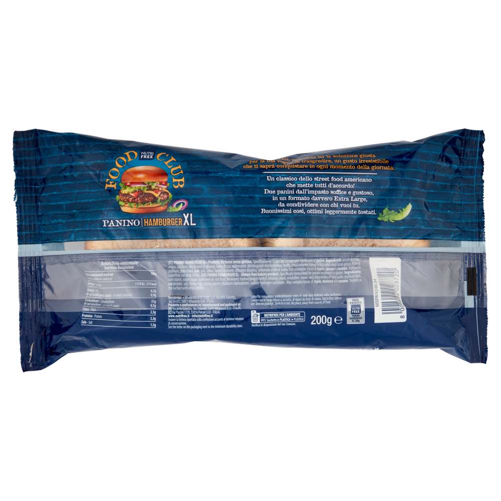 Panino Hamburger XL Senza Glutine Nutrifree - Foto 3