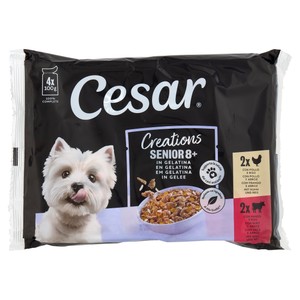 Cibo Umido Per Cani Delizie Del Giorno Senior Conf. Da 4 Cesar - Foto 1