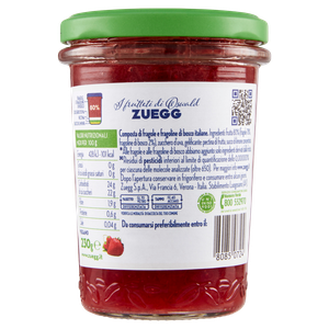 Composta Di Fragole Italiane 100% Da Frutta Zero Residui Zuegg - Foto 3