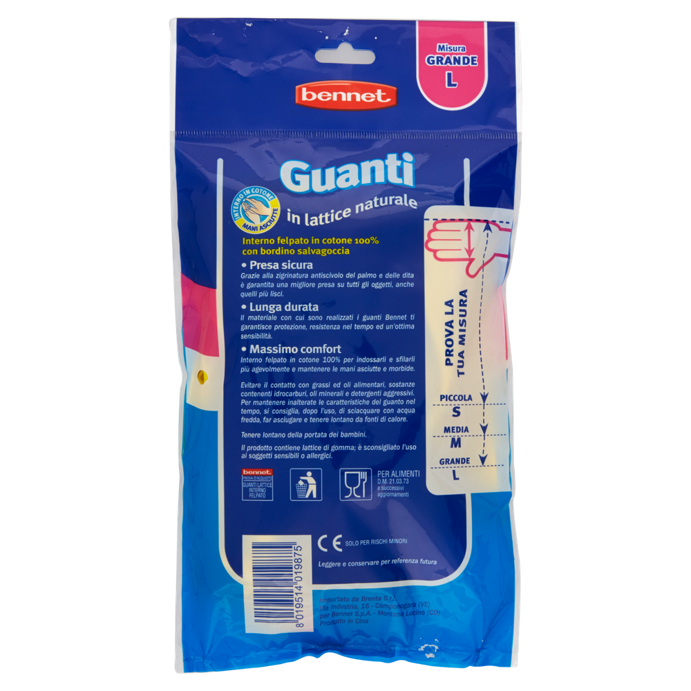 Guanti Felpati Grandi Bennet,Conf. Da 1 Paio - Foto 3