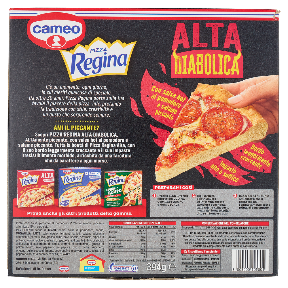 Pizza Regina Alta Diabolica Cameo - Foto 3