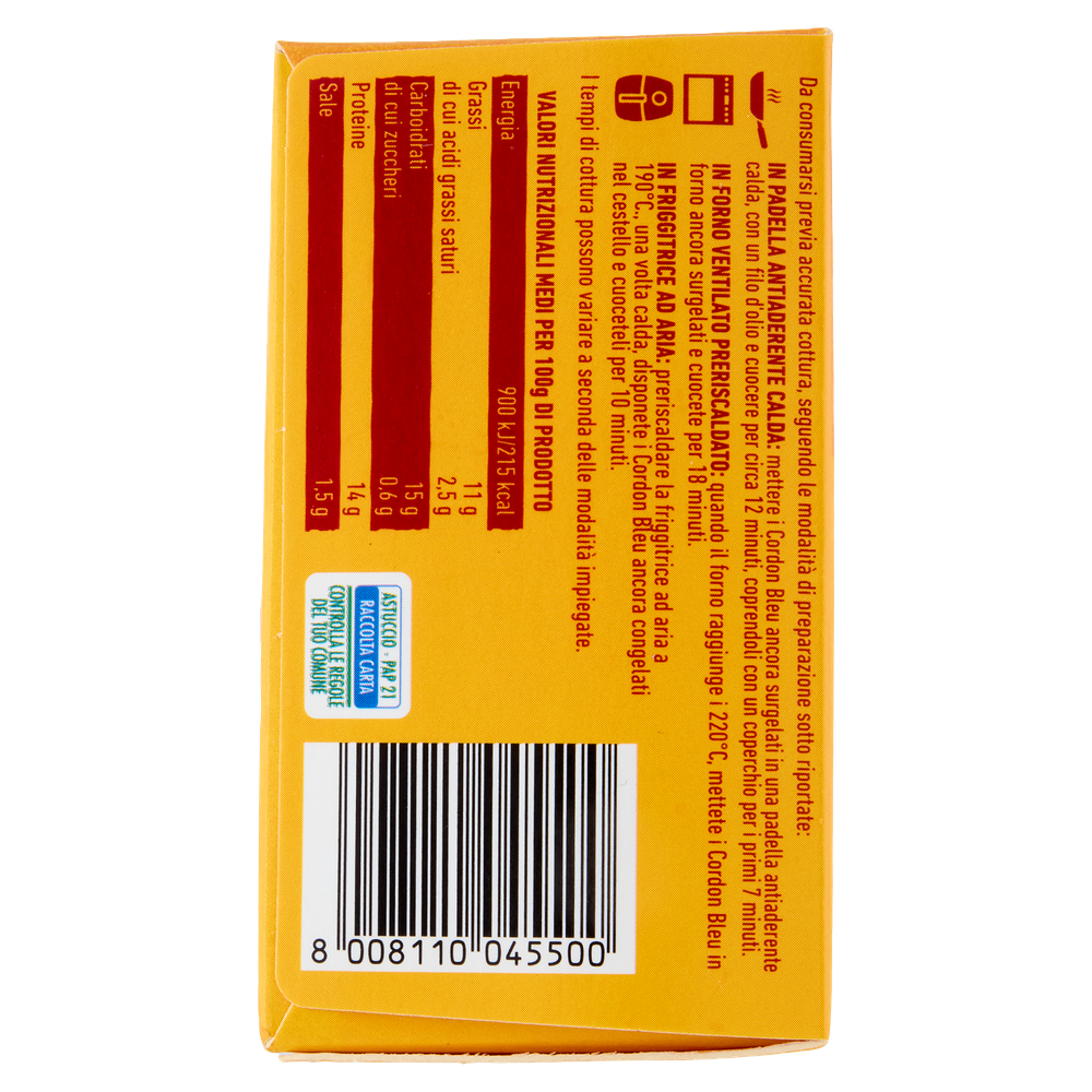 Cordon Bleu 2x120g Surgelato Aia - Foto 2