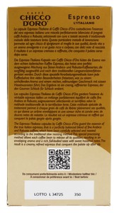 40 Capsule Caffe' Espresso L'italiano Chicco D'oro Nespresso - Foto 2