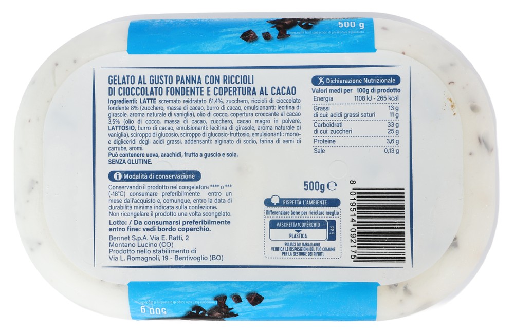 Vaschetta Gelato Stracciatella Bennet - Foto 3