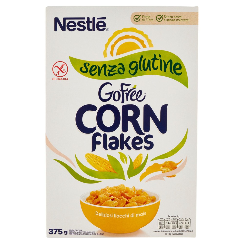 Corn Flakes Senza Glutine Go Free Nestlé