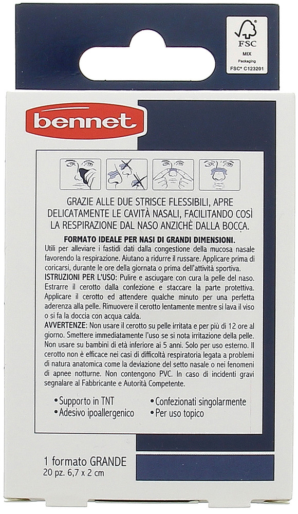 Cerotti Nasali Grandi Bennet Conf. Da 20 - Foto 3