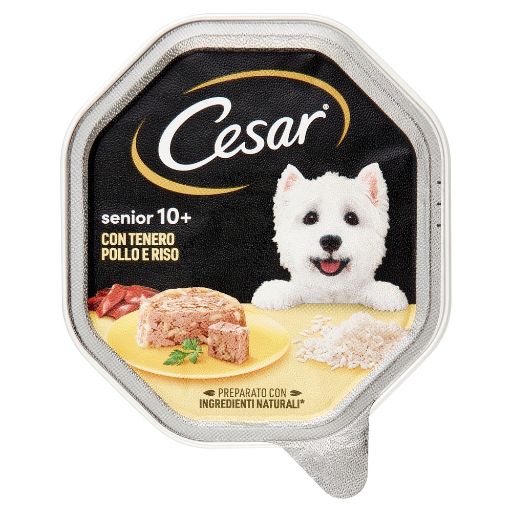 Cesar Cibo Umido Per Cani Anziani Con Pollo E Riso - Foto 1