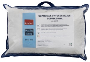 Guanciale Ortocervicale Doppia Onda Quality Home Cm 45x75 Gabel - Foto 1