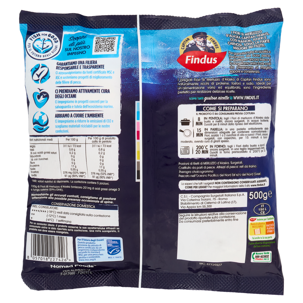Fior Di Merluzzo D'alaska Surgelati Capitan Findus - Foto 3