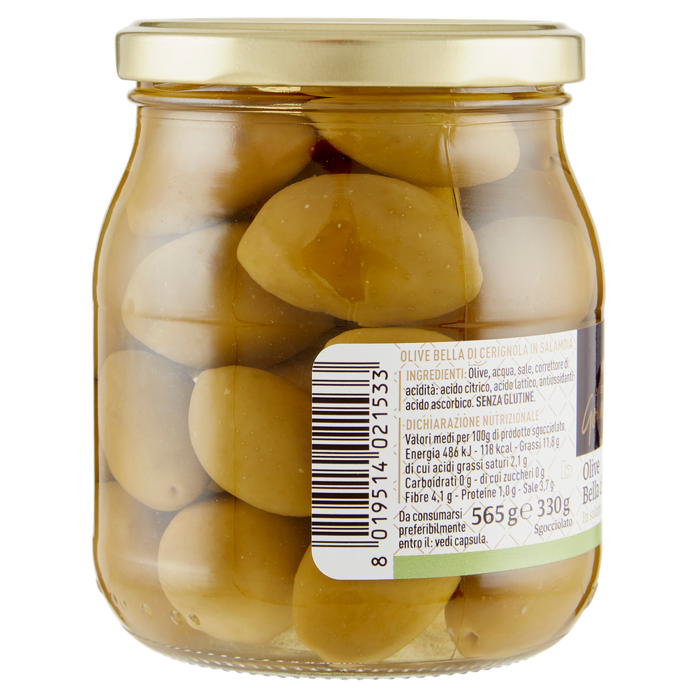 Olive Bella Di Cerignola In Salamoia Selezione Gourmet Bennet - Foto 2