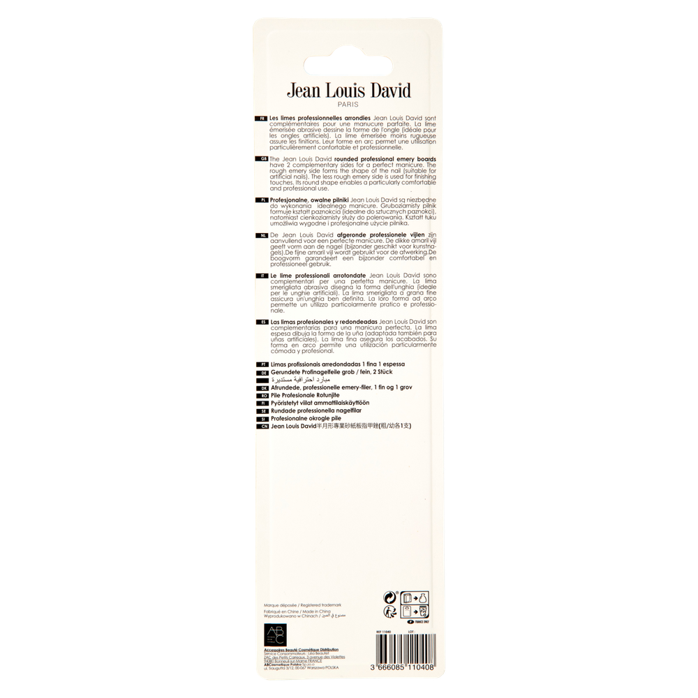 Lime Prof. Arrotondate Soft #320 + Medium #180 2pz Jean Louis David - Foto 3