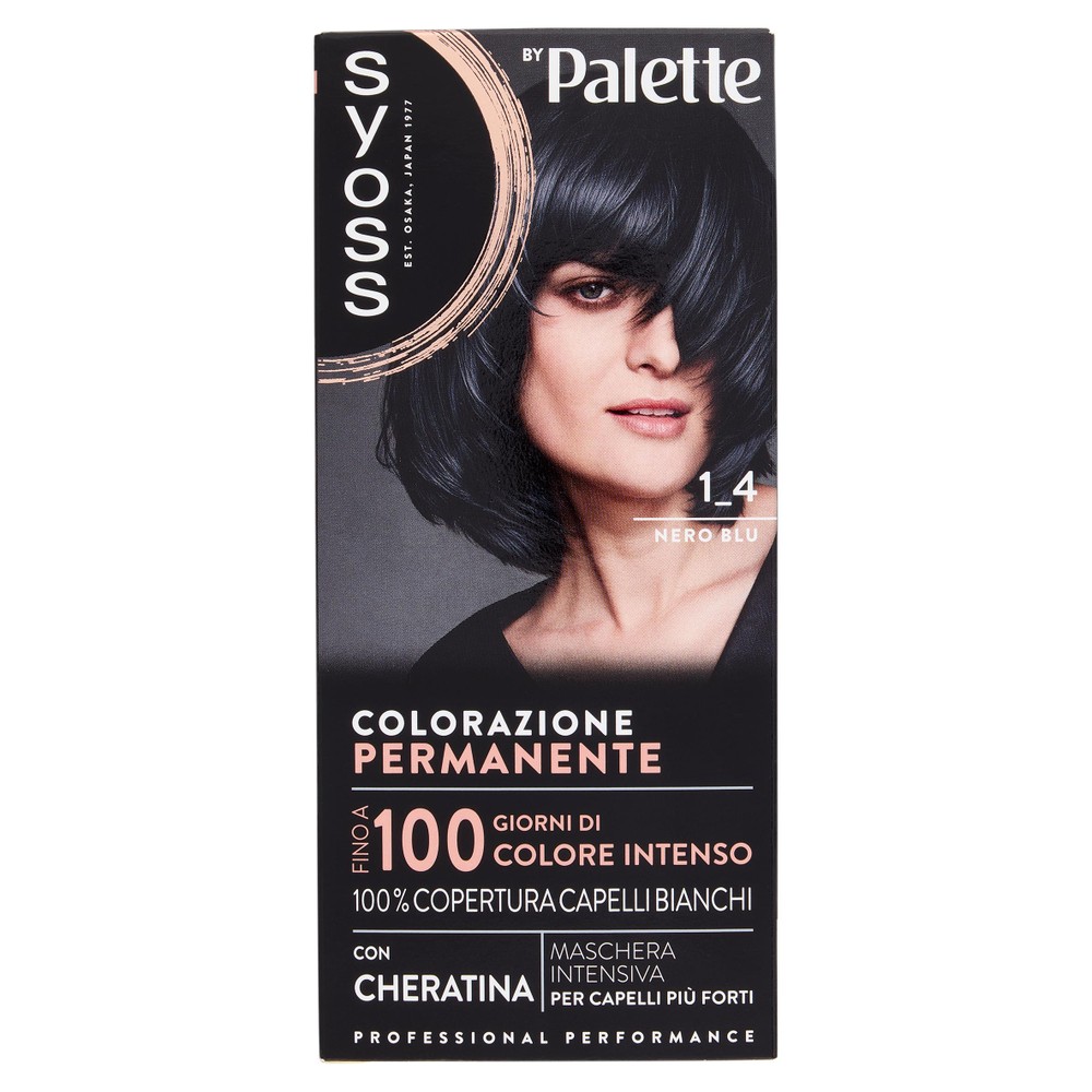 Colorazione Capelli Syoss By Palette Base 1.4 Nero Blu - Foto 1