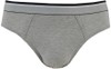Slip Uomo Elastico Parlato Con Riga XXL Grigio Melange Delinea