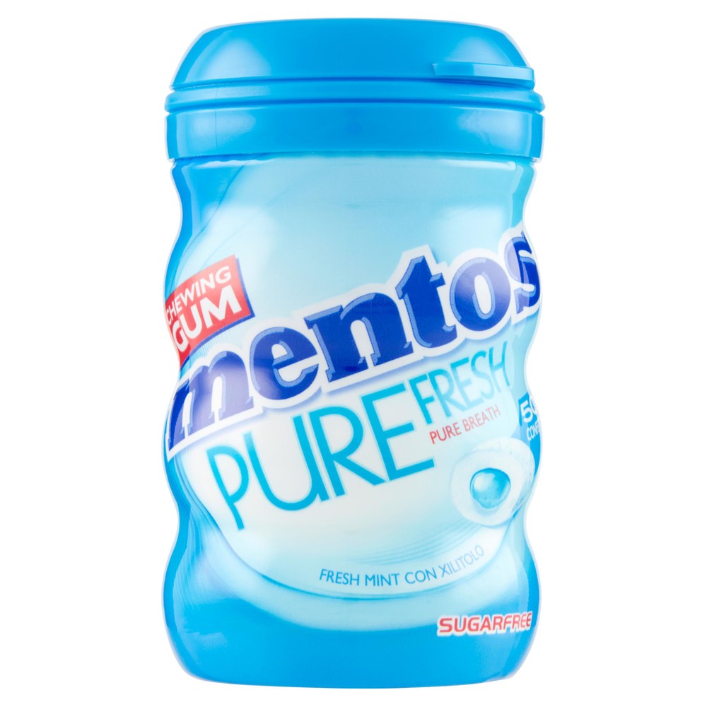Chewing Gum Pure Fresh Alla Menta Con Xilitolo 50x2g Mentos - Foto 1