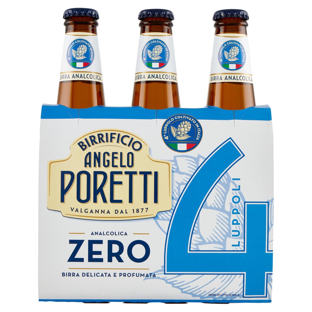 Birra Analcolica 4 Luppoli Poretti - Foto 1