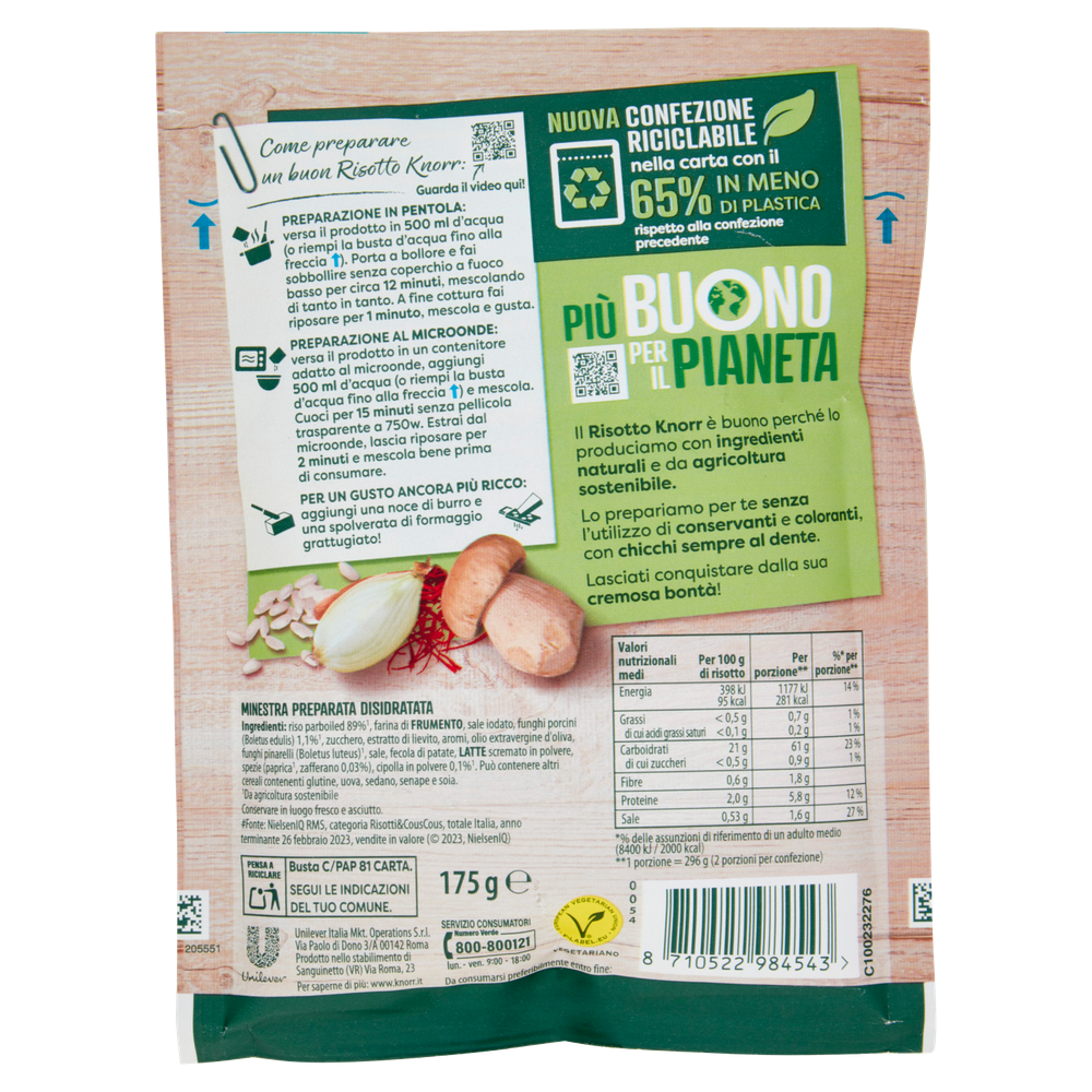 Risotto Zafferano E Porcini Knorr - Foto 3