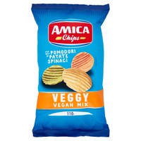 Veggy Snack Vegano Con Patate, Pomodoro E Spinaci Amica Chips